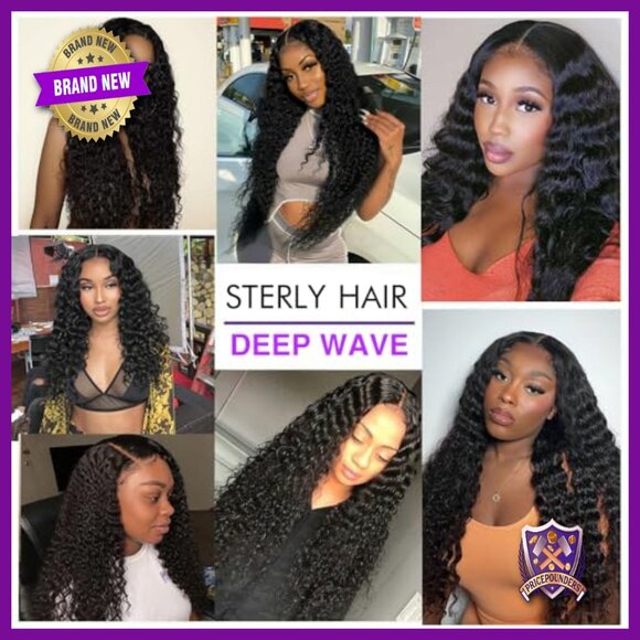 360 Full Lace Human Hair Wig Pre Plucked 250% Density Glueless Adjustable
